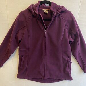 Duluth Trading Shoreline Fleece Zip Jacket Hooded Size Medium